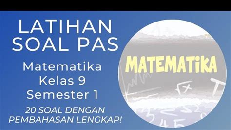 30 Soal And Kunci Jawaban Matematika Kelas 9 Smp Semester 2 Skala Yang