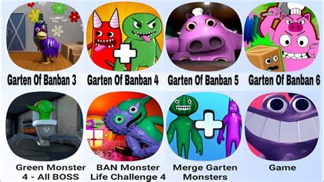 Garten Of Banban 5 6 Garten Of Monster Survivor Merge Master BAN