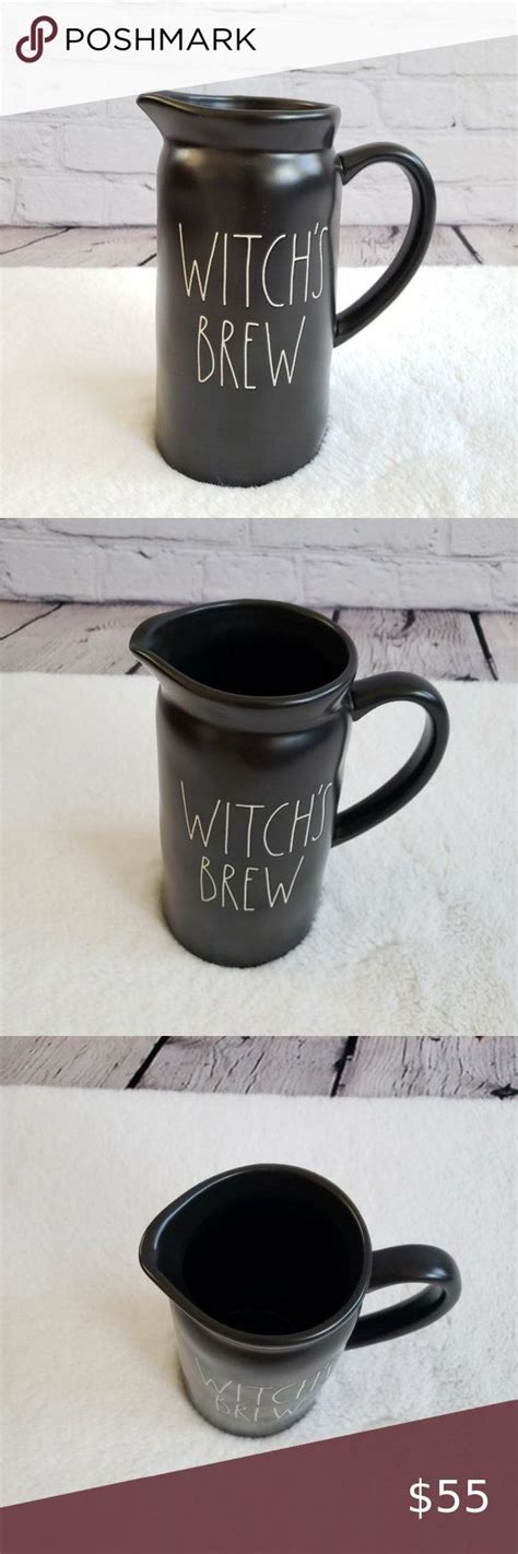 Rae Dunn Halloween WITCHS BREW Pitcher R09010 72 Witch S Brew