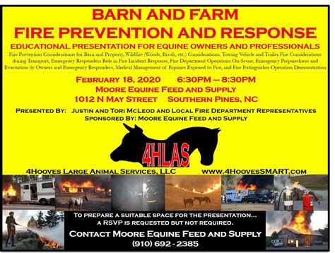 *RESCHEDULED* Barn And Farm Fire Prevention And Response - Moore Equine ...