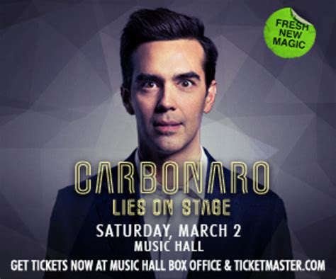 Michael Carbonaro Lies On Stage Michigan