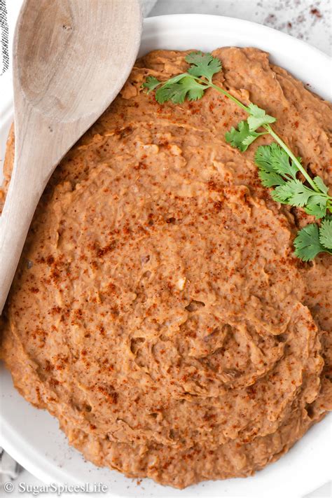 Instant Pot Refried Beans Recipe Sugar Spices Life