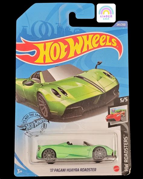 Hot Wheels 2017 Pagani Huayra Roadster Green Buy At Kinder Logs In