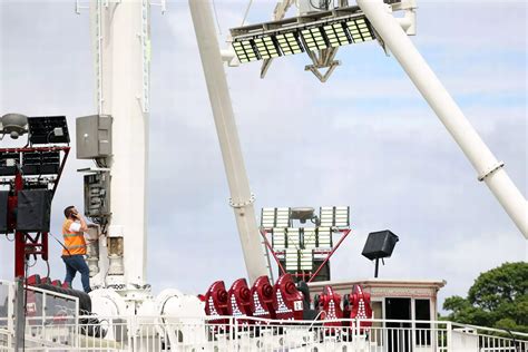 The Hoppings Funfair As Its Set Up On Newcastles Town Moor For The First Time In 3 Years