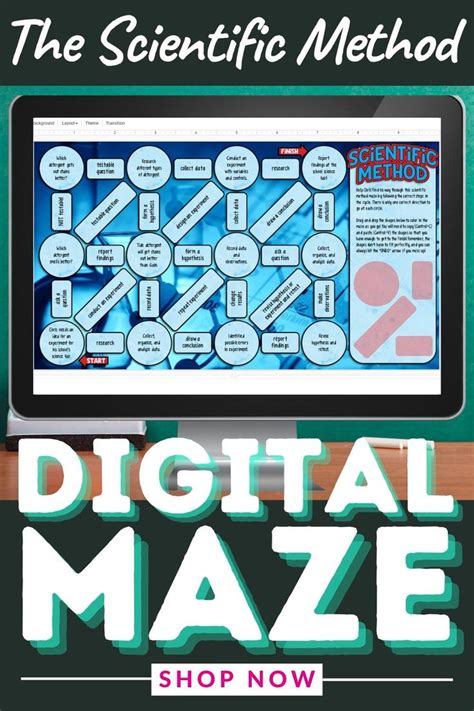 The Scientific Method Digital Maze Science Digital Mazes Distance