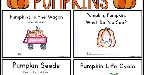 Emily Jane Creates 4 Pumpkin Emergent Readers