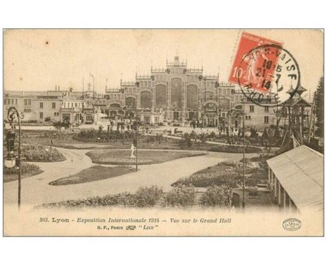 Carte Postale Ancienne Lyon Hall Exposition Cartes Postales