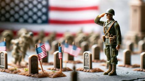 Soldier Saluting Fallen Comrades The Toy Soldier Should Be In A