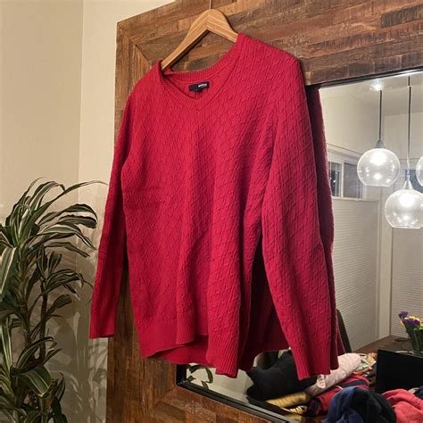 Vintage 90s Red Sweater The Cutest Vintage Sweater Depop