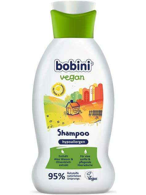 Bobini Vegan Шампунь гипоаллергенный детский 200мл — купить в интернет ...