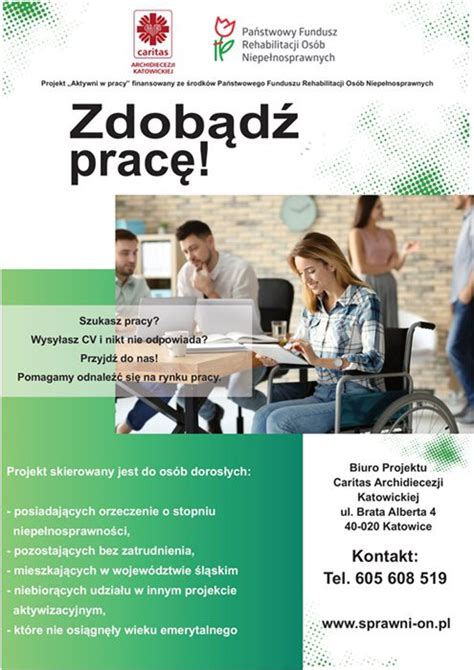 Projekt aktywizacji zawodowej Aktywni w pracy UM Świętochłowice