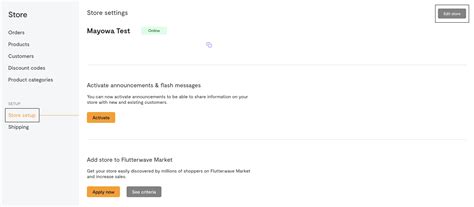 How To Set Up A Flutterwave Store Flutterwave Help Center