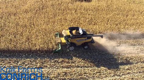 2014 High Moisture Corn Harvest And Processing Youtube