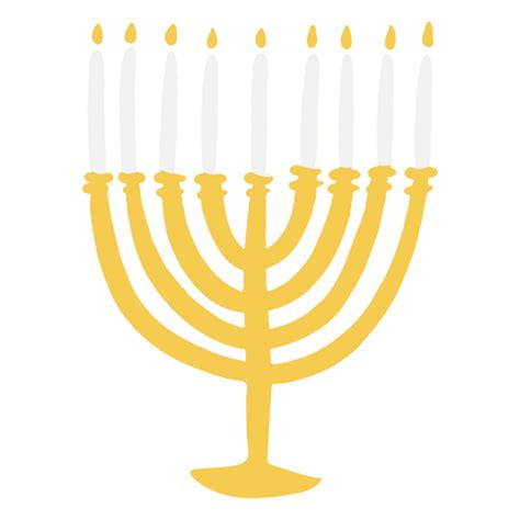 Diseño Png Y Svg De Icono De Velas De Menorah De Hanukkah Para Camisetas