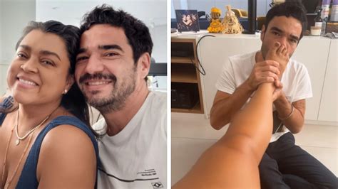 Caio Blat D Beijo Em Preta Gil Durante Massagem Fofo Veja Cnn Brasil