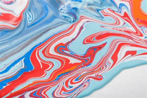 Liquid Marbling Acrylic Paint Background Fluid Painting Abstract