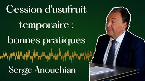 Cession D Usufruit Temporaire Serge Anouchian Expert Comptable Le