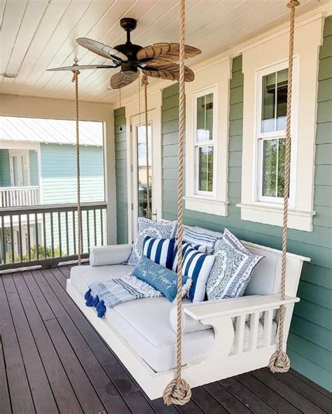 Farmhouse Porch Swings For A Cozy Entryway Nikki S Plate