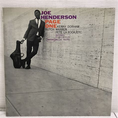 Yahoo オークション I1019b5i Joe Henderson Page One Lp レコード B