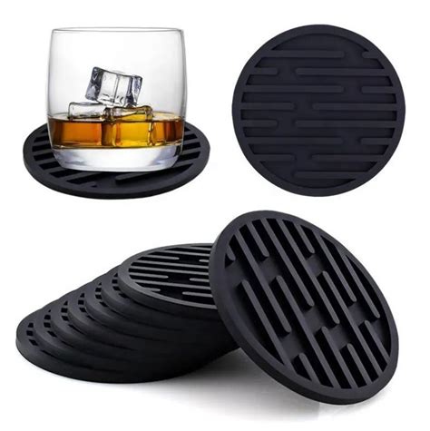 Silicone Trivets Tablemats Round Hot Pad And Trivet Mat Set Of Non Slip Durable Dishwasher