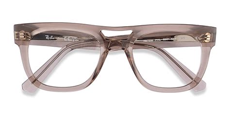 Ray Ban Rb7226 Phil Aviator Clear Brown Frame Eyeglasses Eyebuydirect