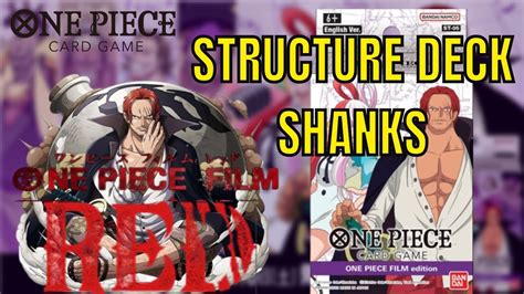 DECK DE SHANKS STARTER DECK FILM TODOS LOS PERSONAJES DE LAS