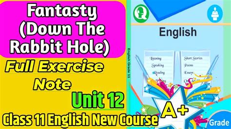 Unit Fantasy Down The Rabbit Hole Language Development Class