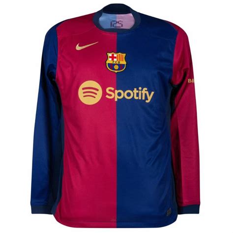 Maillot Barca Gavi Domicile Manches Longues Foot Soccer Pro