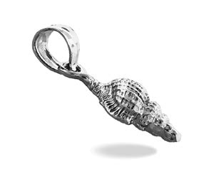 925 Sterling Silver Mollusk Shell Charm