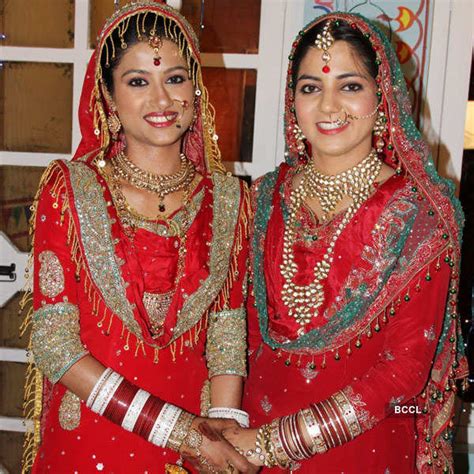 Lead Actresses Of The Tv Show Gurbani Shefali Sharma L And Neha