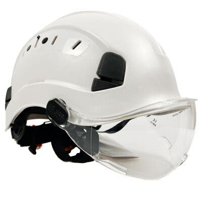 Veiligheid Helm Met Bril Bouw Hard Hoed Abs Besche Vicedeal