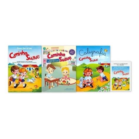 Kit Cartilha Caminho Suave Livro Atividades Caligrafia Bar Submarino