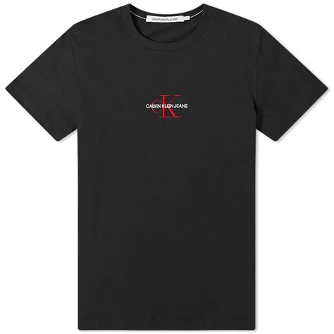 Calvin Klein New Iconic Essential T Shirt Ck Black End