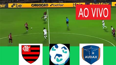 FLAMENGO X AUDAX AO VIVO IMAGENS I CAMPEONATO CARIOCA 2024 ASSISTA