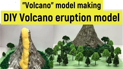 Volcano Working Model Working Model Of Volcano Volcano Experiment