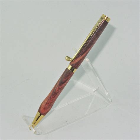 Handcrafted Camphor Laurel Slimline Style Pen Aussiepens N Things