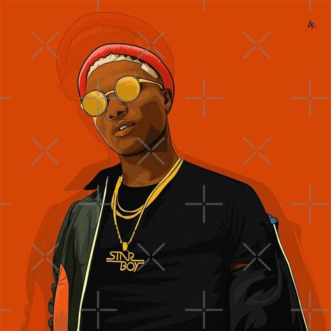 Starboy Wizkid By Anjola Agosu Redbubble