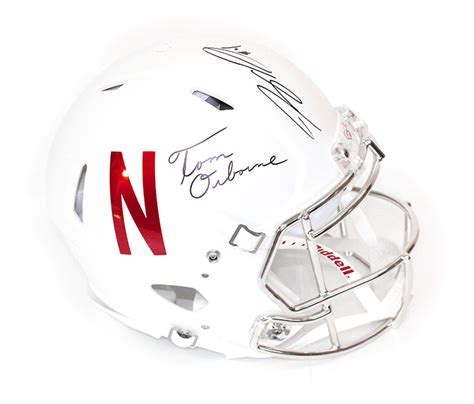 Husker Tom's Autographed Alternate Chrome Speed Helmet – Best of Big Red Husker Shop