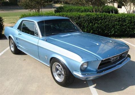 Brittany Blue 1967 Ford Mustang Hardtop Photo Detail