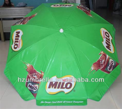 42 280g Pvc Fabric Nestle Milo Promotional Parasolmilo Nestle Beach