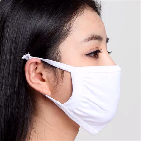 Wholesale White Cotton Face Mask In Stock Ready To Ship