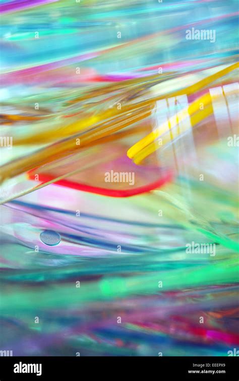 Colorful Plastic Cutlery Stock Photo Alamy