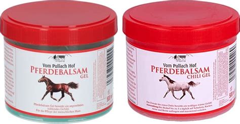 Vom Pullach Hof Paardenbalsem Voordeelset Menthol Gel Ml Chili