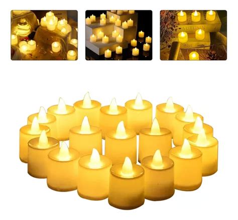 Velas Decorativas Led Electricas Para Adornos Fiesta Boda Meses