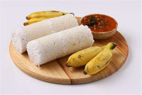 White Rice Puttu With Chana Curry Stock Image Image Of Gram Healthy