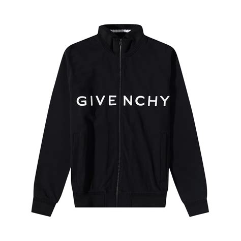 Givenchy Simple Slim Fit Tracksuit Jacket Black Editorialist