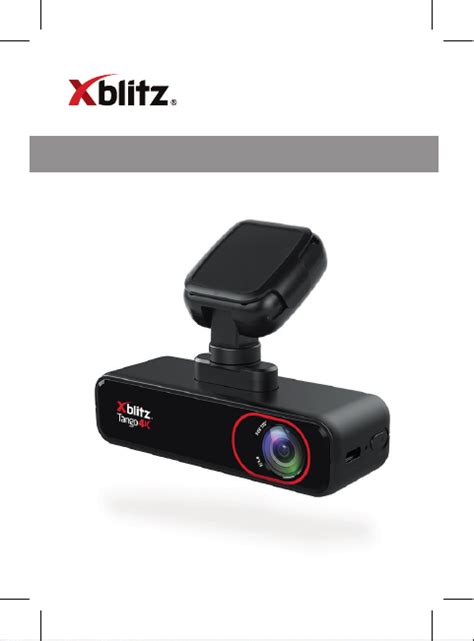 Xblitz TANGO 4K Handleiding 60 Pagina S