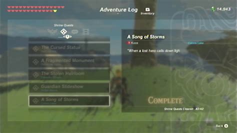 Botw Shrine List