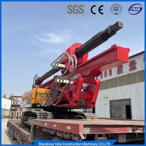 Hydraulic Crawler Rotary Excavating Drilling Rig For Ce With Cummins