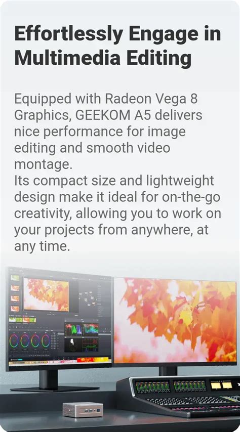 GEEKOM A5 Mini PC: High-Speed Computing with AMD Ryzen™ 7